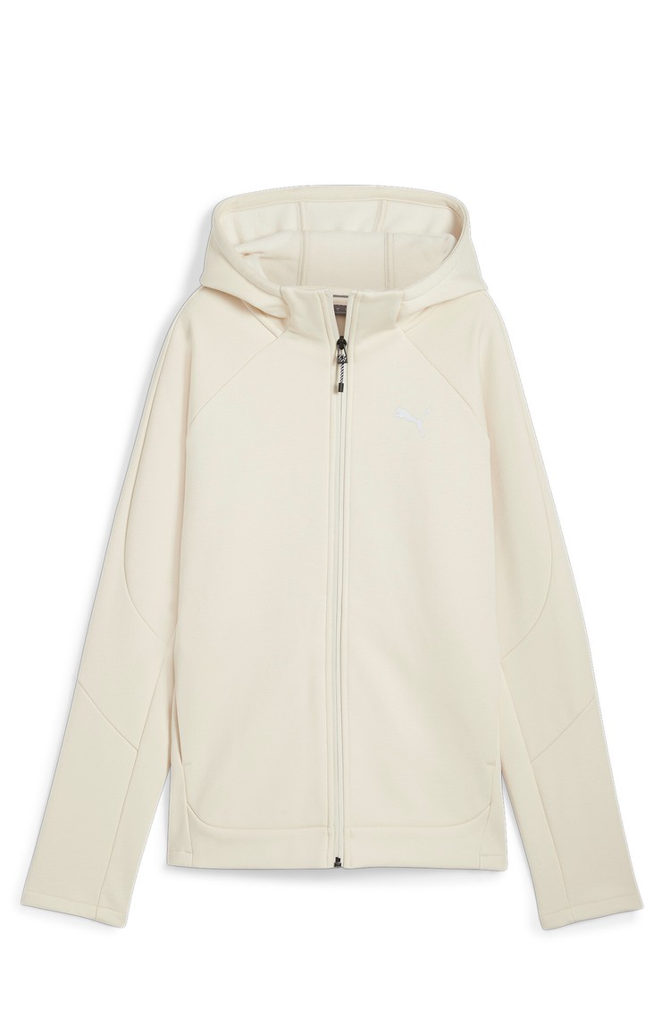 PUMA Evostripe Full-Zip Winterized Hoodie Light Beige 