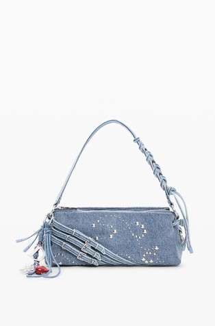 Manjša denim torbica