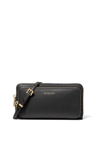 Jet Set Leather Convertible Crossbody Bag