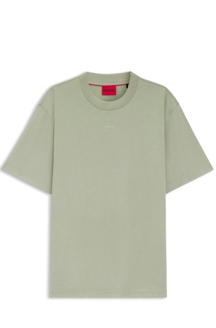 Relaxed fit cotton jersey T-shirt with logo print