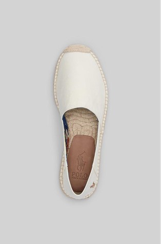RALPH LAUREN Cevio Canvas Espadrille Cream 4