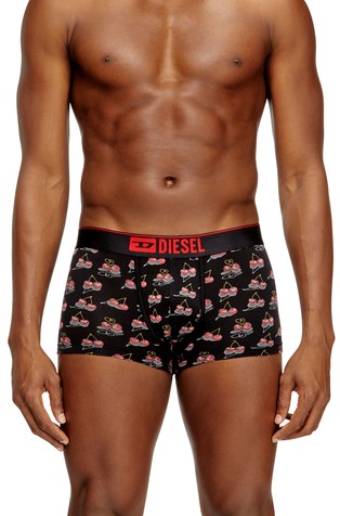 Stretch-cotton boxers with all-over cherry print
