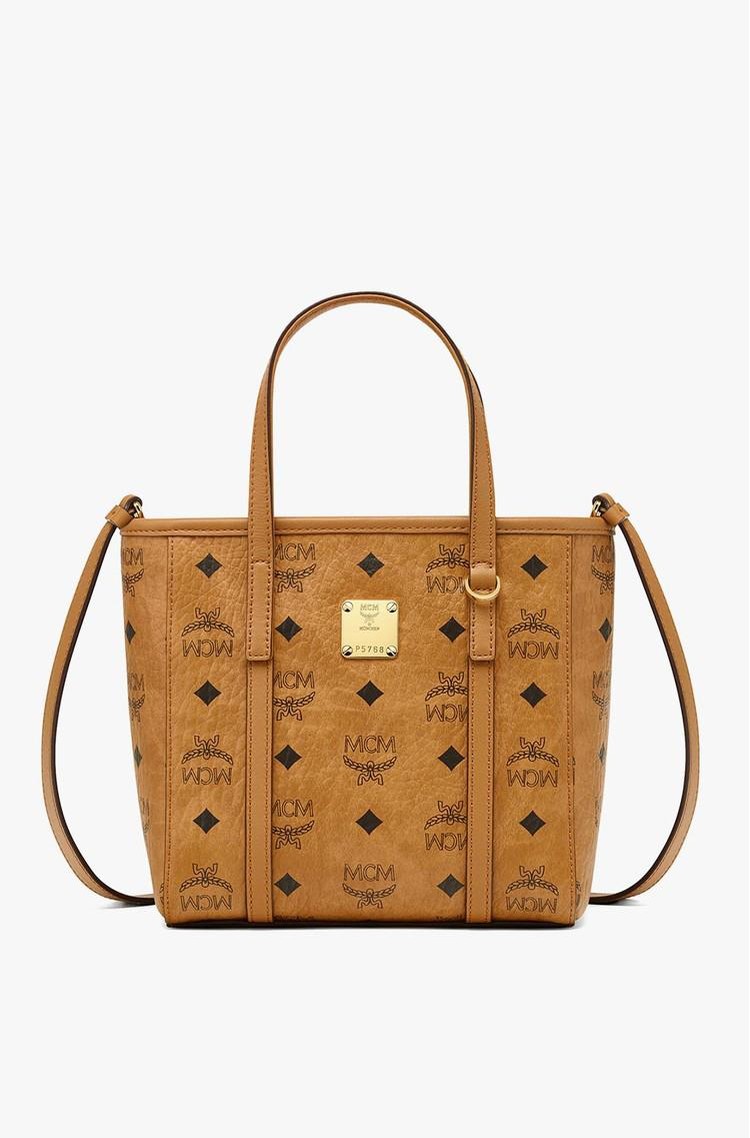 MCM Toni Mini Shopper Cognac 