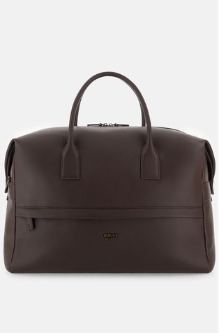 Duffle Bag in Leather-Effect Fabric