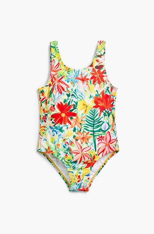 DESIGUAL Tropical print swimsuit Multi 5
