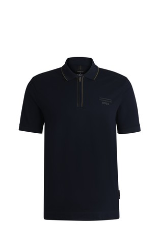 Porsche x BOSS bombažna polo majica s kratkimi rokavi