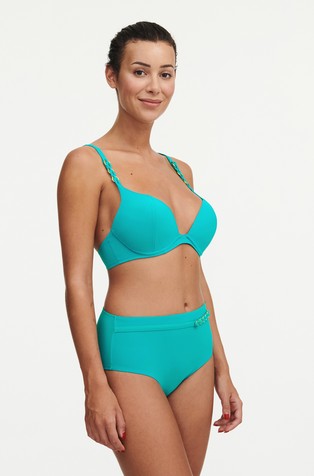 CHANTELLE Emblem push-up zgornji del kopalk z oporo Modra - Blue 4