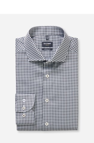 Luxor modern fit patterned shirt in cotton