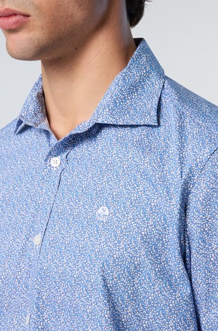 NORTH SAILS Patterned organic cotton shirt Blue 4