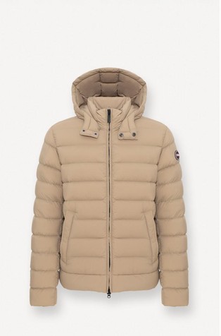 Vodoodbojna prešita puhovka s snemljivo kapuco