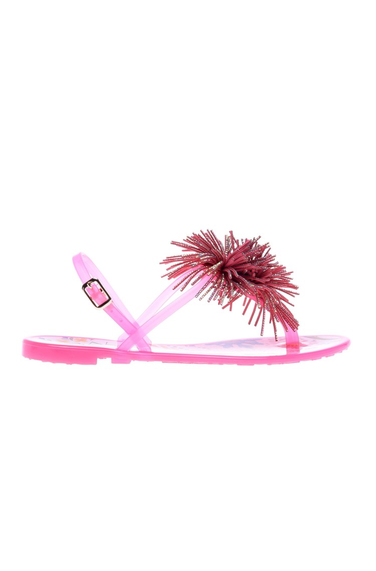 BALDININI Jelly sandal in rubber Pink 