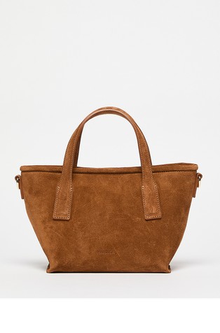 Majhna shopper torbica iz semiša