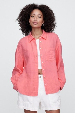 Gauze Big Shirt