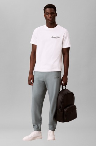 Trenirka iz bombažne mešanice s frotirano notranjostjo