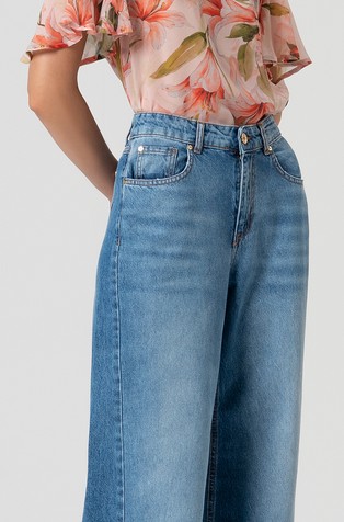 FRACOMINA Palazzo pant jeans Blue 4