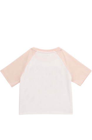 GUESS Cotton T-shirt with print Elegant Pink 2