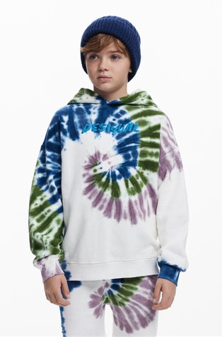 Tie-Dye hoodie with logo