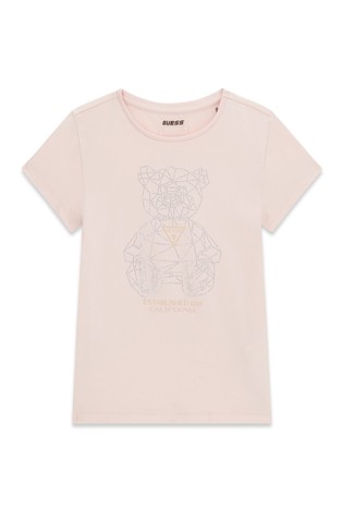 Majica z medvedkom iz okrasnih kamenčkov