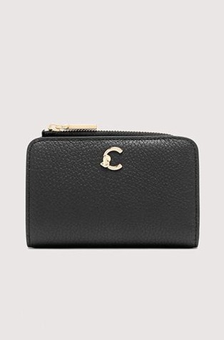 C-Me Small Leather Wallet