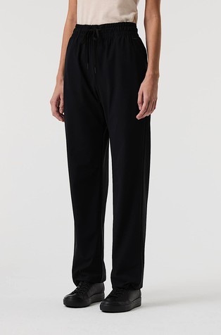 Power stretch jersey drawstring pants