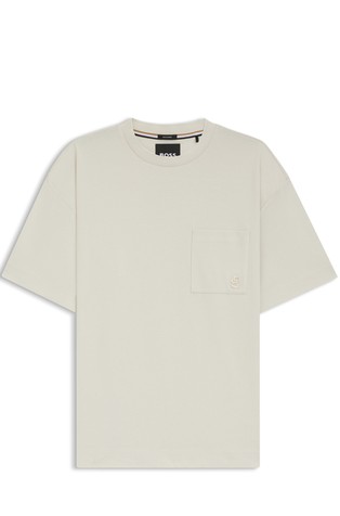 Mercerised-cotton T-shirt with Double B monogram