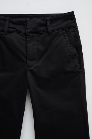 SALSA JEANS Secret push-in ravne chino hlače Črna - Black 6