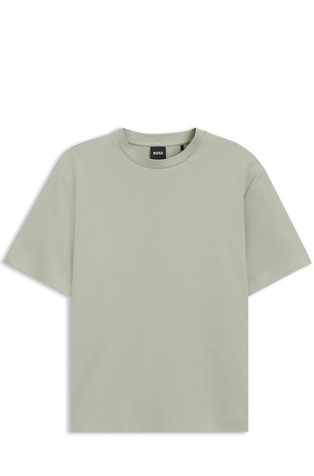 Relaxed-fit T-shirt in mercerised cotton
