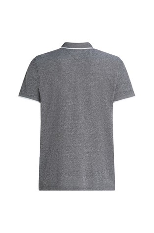 TOMMY HILFIGER Regular fit polo majica iz piké lanene mešanice Siva - Dark Gray 6