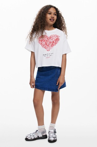 Denim kratke hlače s poklopcem spredaj