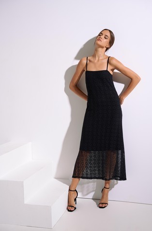 Rimini dress with straps