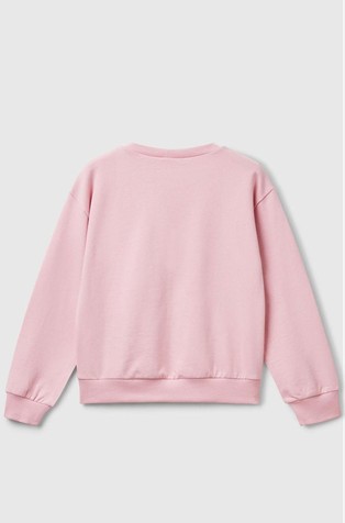 BENETTON Lilo &amp; Stitch ©Disney sweatshirt in cotton Pink 2