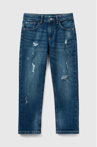 Slim fit jeans hlače z raztrganinami