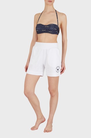 Beachwear cotton blend shorts