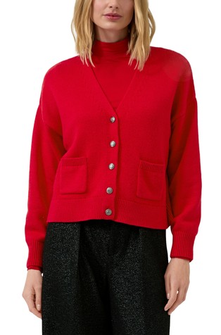 Cardigan with V-neck and pockets