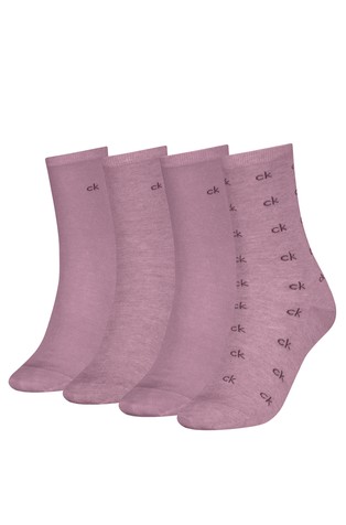 4 Pack Metallic Socks Set