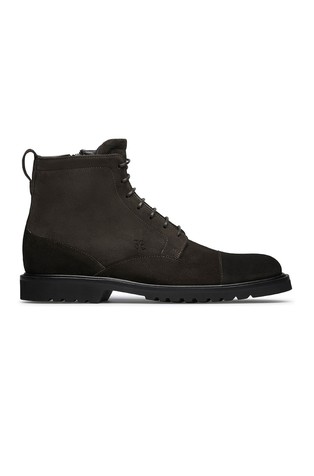 Lace-up Leather Ankle Boots