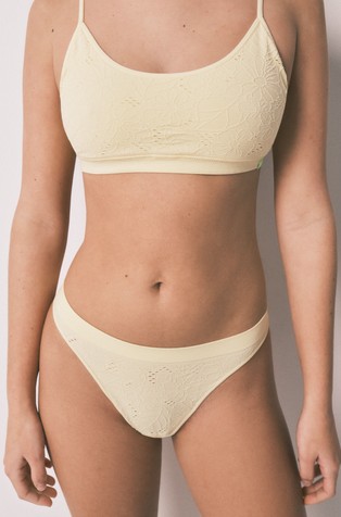 HI&BYE brezšivne tangice s cvetličnim vzorcem