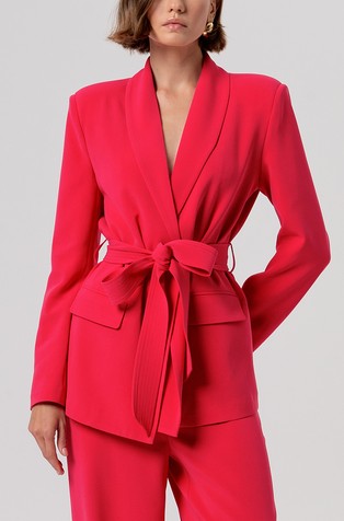 Daljši suknjič s pasom za zavezovanje