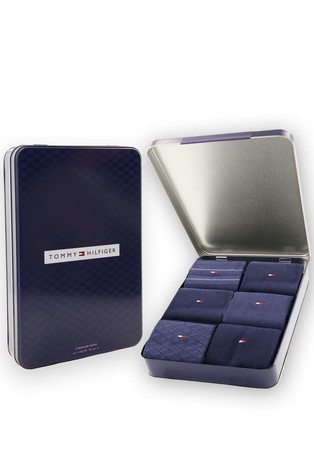 6-Pack Stretch Cotton-blend Socks