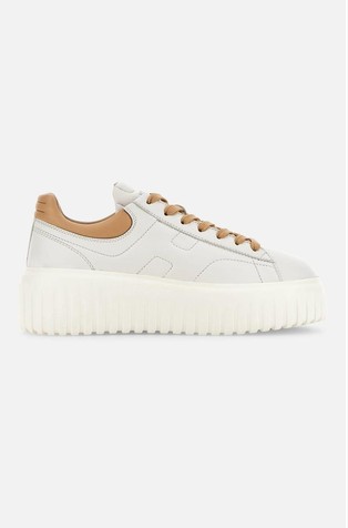 H-Stripe Leather Sneakers