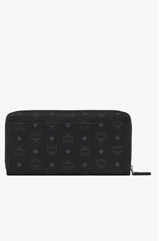MCM Monogram denarnica z zadrgo Črna - Black 2