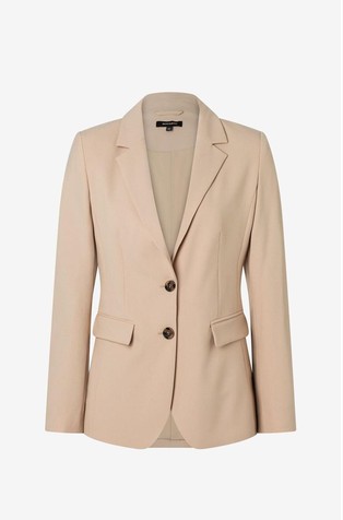 Slim fit blazer in viscose blend