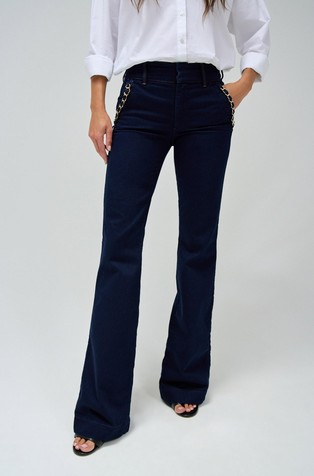 Secret Push In zvončaste jeans hlače