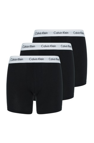 CALVIN KLEIN Paket 3 boksaric - Cotton Stretch Črna - Black 1