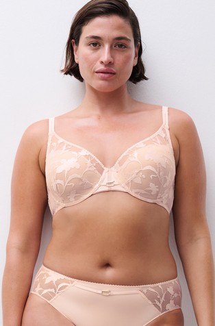 Idyll plunge spacer bra with embroideries