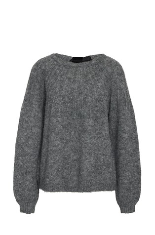 NMSUTTON knitted pullover with bow on the back