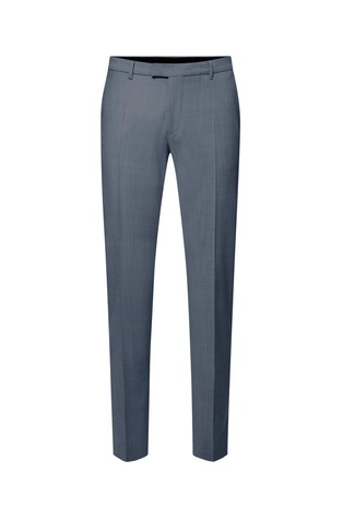 Slim fit hlače iz raztegljive volnene mešanice