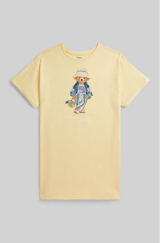 Polo Bear obleka iz bombažnega jerseya