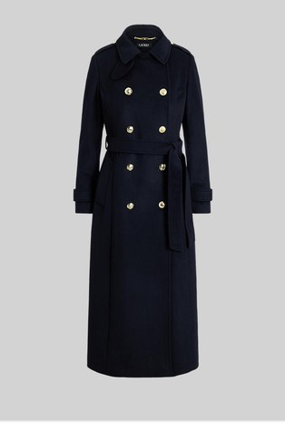 Double-breasted Belted Coat