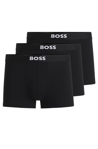 Paket 3 bombažnih boksaric z logo pasom